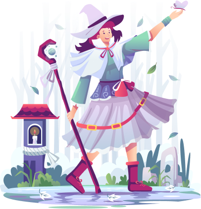 Puente peatonal abandonado cubierto de vegetación silvestre